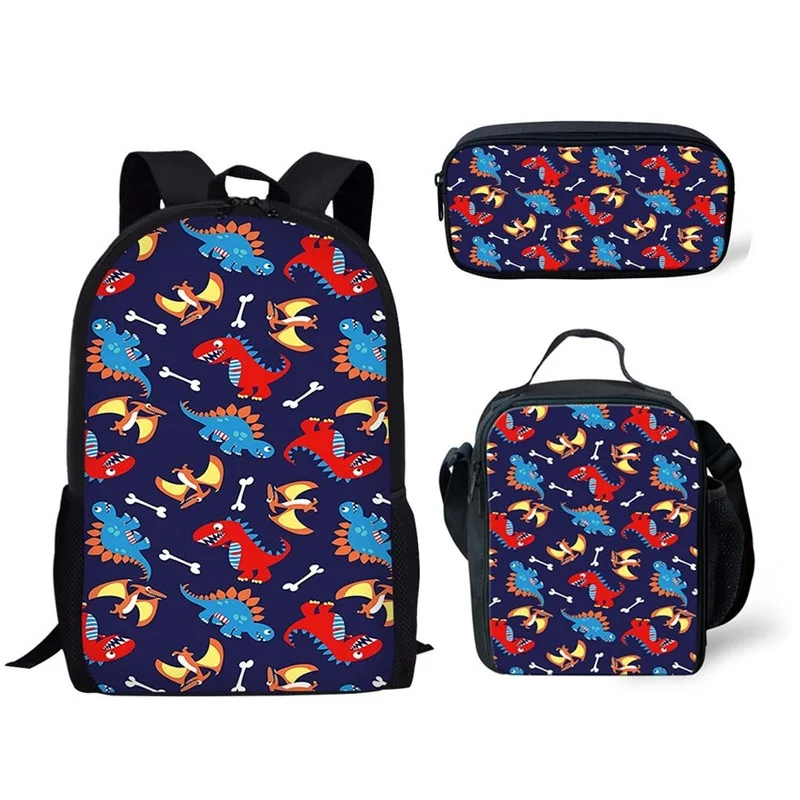 Школьные ранцы для мальчиков детский рюкзак с милым мультяшным принтом