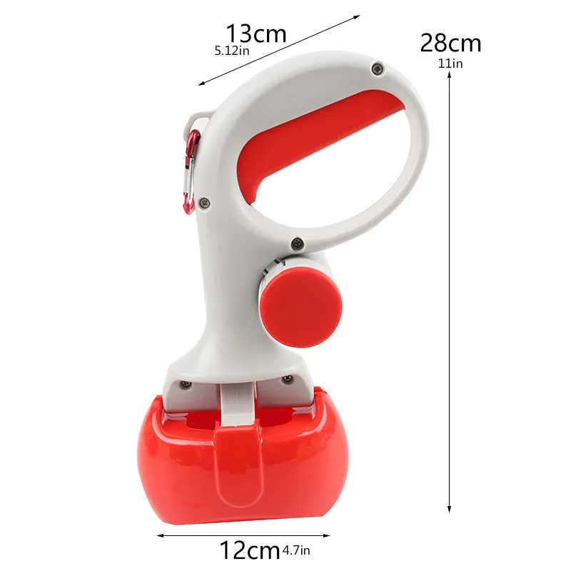 

Pets Doggie Pickup Portable Pets Adapter Folder with Garbage Bag Cats and Doggie Pickup Cleaner Zigzag Closed Notch Supplies