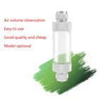 Одиндвойной головкой аквариум CO2 счетчик пузырьков воздушный насос, аксессуары для аквариума обратный клапан-регулирующий рассеиватель реактор покрытый кожухом