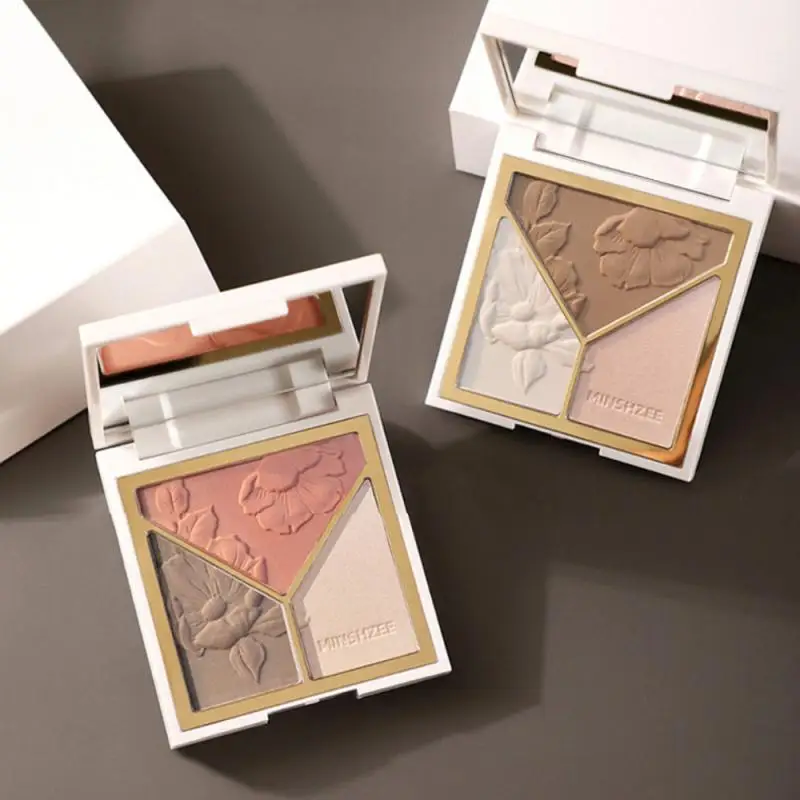 2020 новая контурная Палитра для растушевки лица пудра ухода за лицом макияж 4