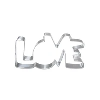 cookie cutter love letter shape biscuit cutting mould festival party kitchen bar baking tools appliances valentines day wedding