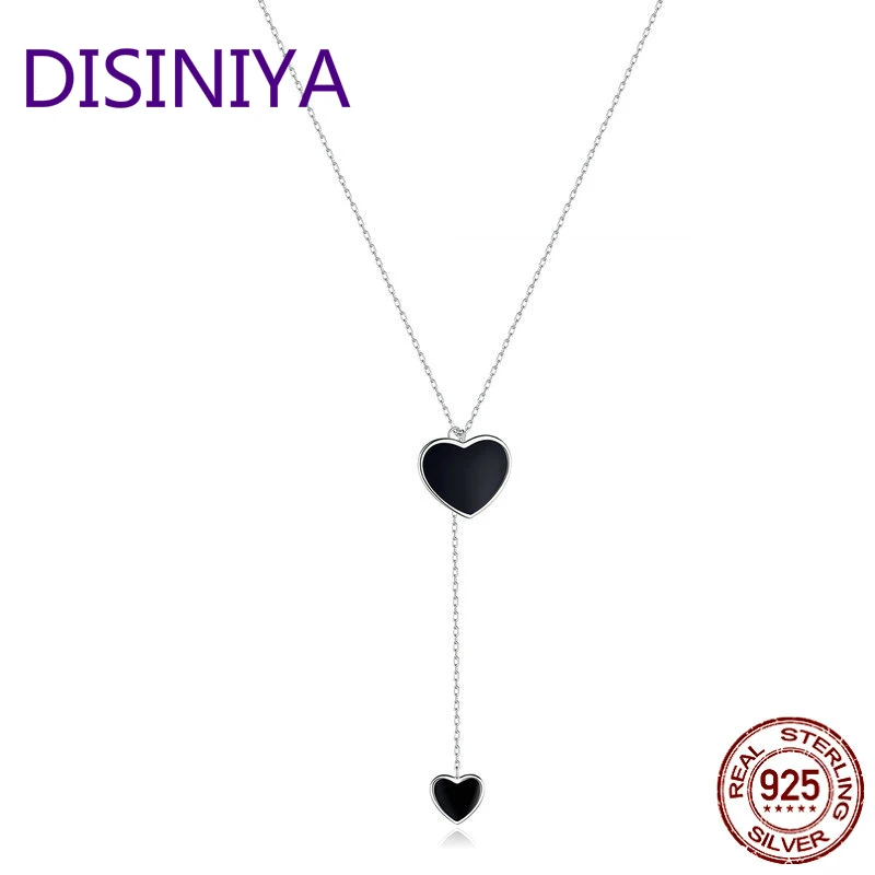 Женское ожерелье из серебра 925 пробы с эмалью | Украшения и аксессуары