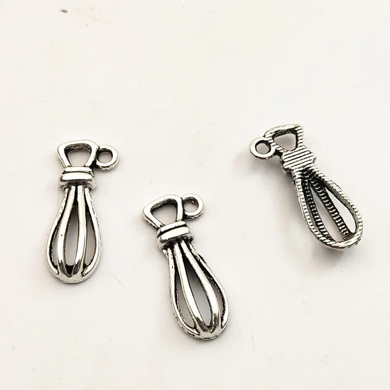 10 шт. приспособление для взбивания яиц MakingKitchenware Charms 24х8 мм подвески с тибетским