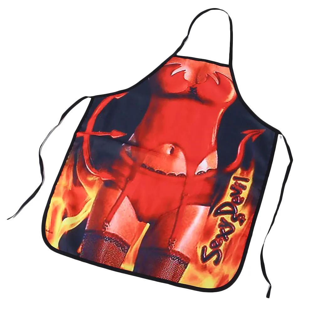 

Aprons Funny Creative Men Polyester Cooking Joke Dinner Cleanig Protection 3D Design Party Gifts Baking Kitchen Novelty