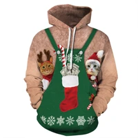 men xmas hoodies 3d funny print christmas hoodies sweatshirts casual long sleeve drawsting unisex crewneck holiday hoodie 5xl