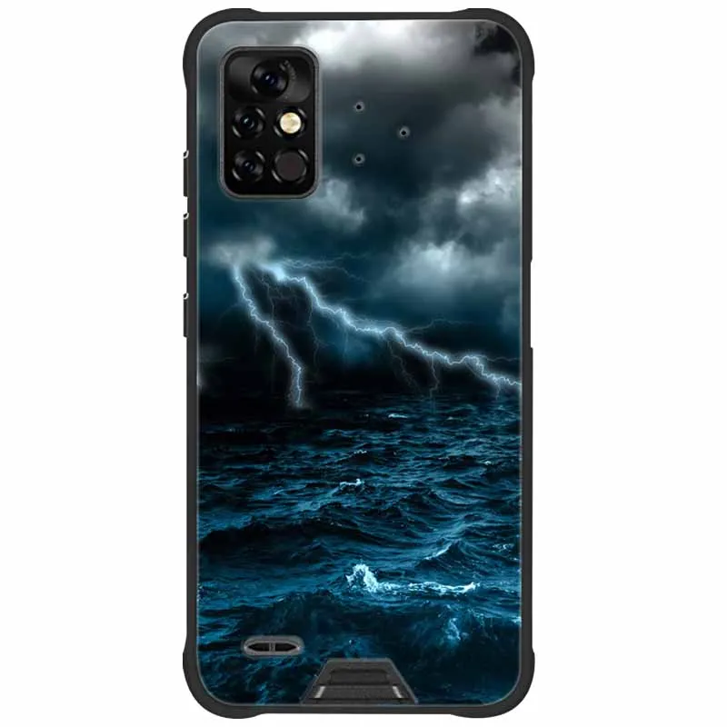 Для Umidigi Bison Pro Чехол Силиконовый пейзаж мягкая задняя крышка для мягкий чехол