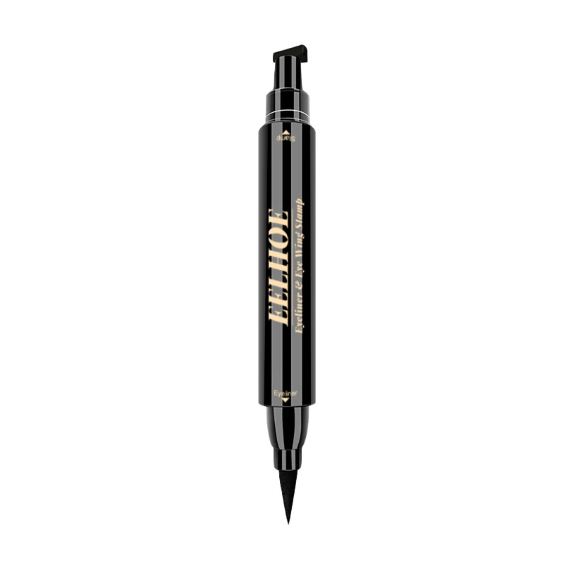 

2 In1 Eyeliner Stamp Liquid Eyeliner Pencil Double-headed Eyeliner Makeup Stamps Waterproof Long Lasting Quick Dry Eye Liner