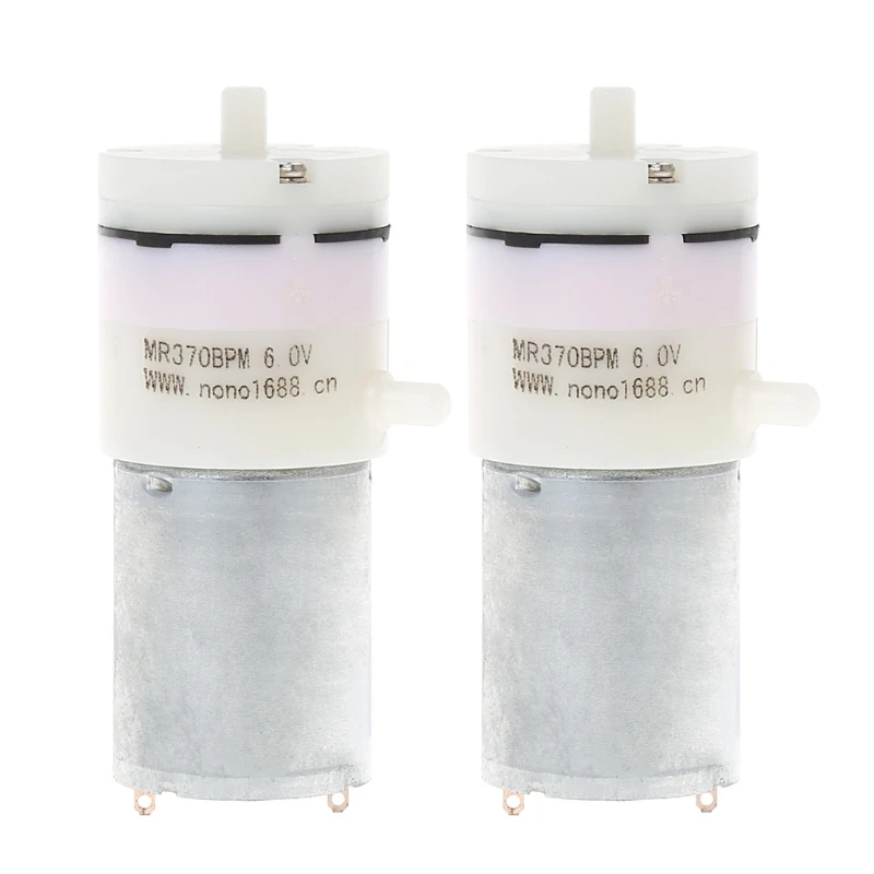 

2021 New HXBB 2x DC 3V-6V 5V 370 Motor Micro Mini Air Pump Vacuum For Aquarium Tank Oxygen