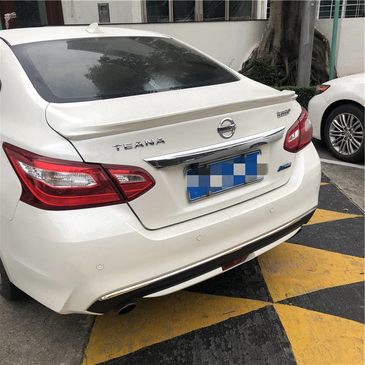 Спойлер для Nissan Teana Altima заднее крыло из АБС-пластика черный/белый цвет задний