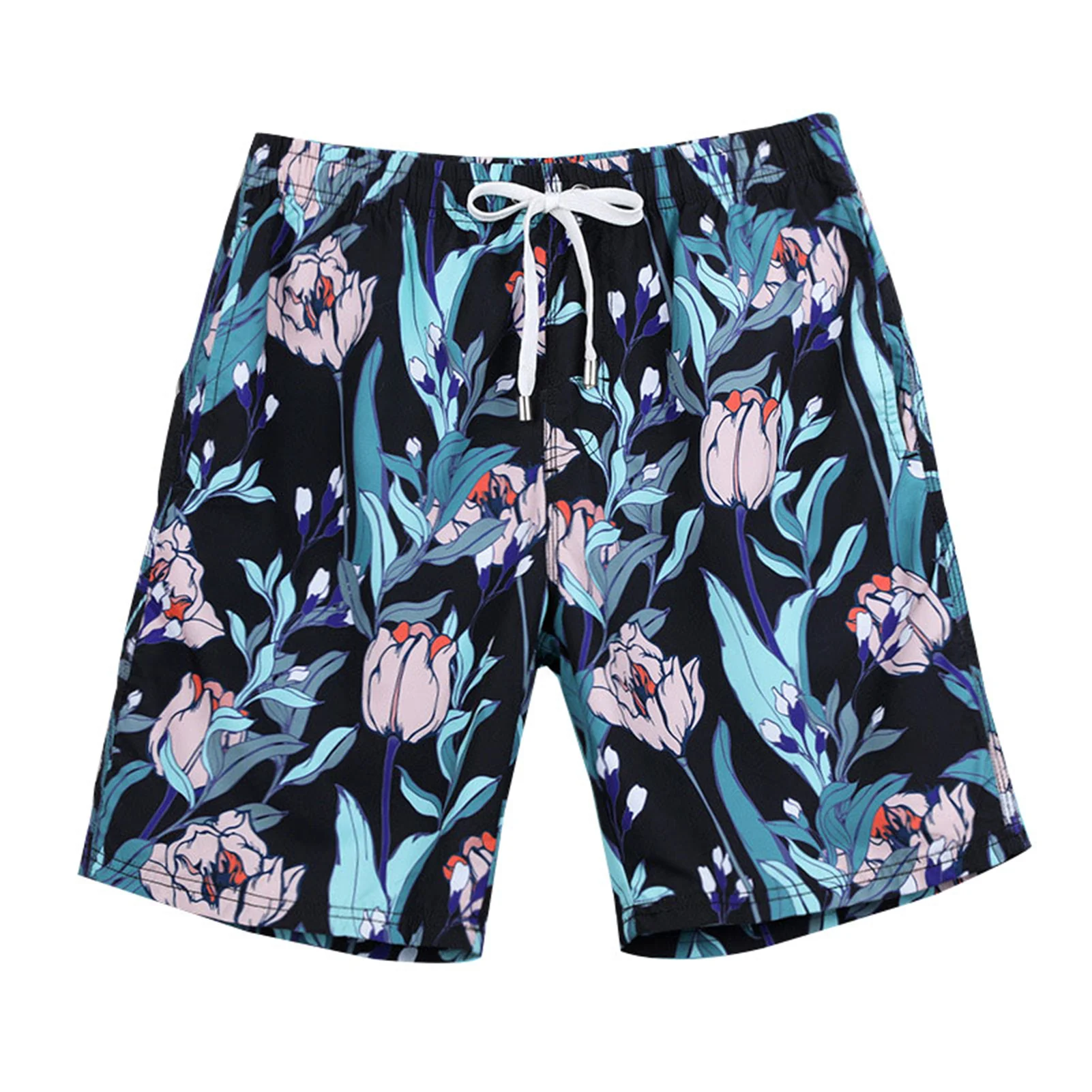 

Beach Shorts Printed Quick Dry Chemical Fiber Blended Shorts for Men Summer MAEA99