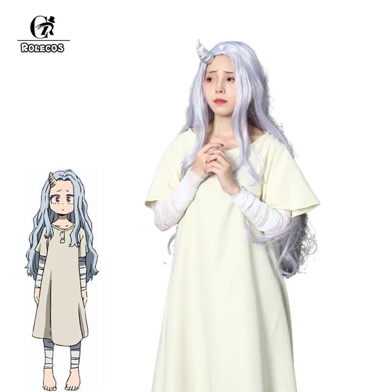 ROLECOS MHA Косплей Костюм Эри бнха Аниме костюм для девочки женское платье на
