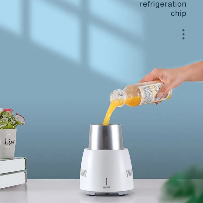 350 мл чашка мгновенного охлаждения портативная охлаждающая мини Электрический