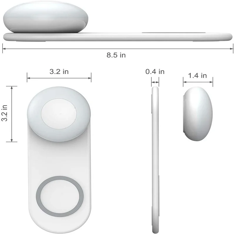 LED Night Light Bedside lamp with 2 In 1 Wireless Charging Multifunction Led Table Lamp For Mobile Phone charge |