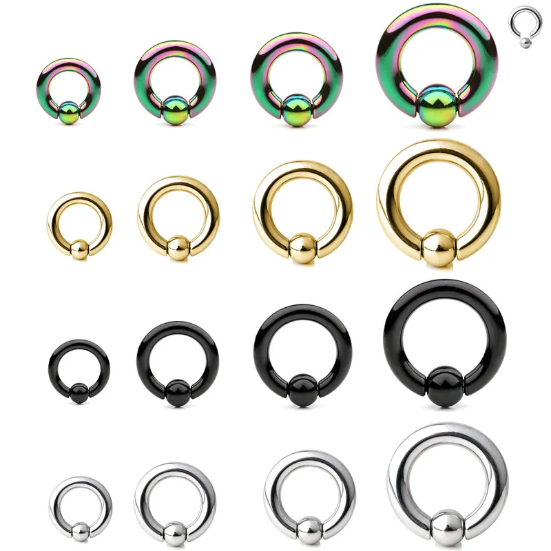 

Кольцо кольцо из нержавеющей стали принца Альберта, 1 шт.