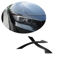 genuine carbon fiber car headlight eyebrow cover trim sticker fit for bmw z4 e89 2009 2015