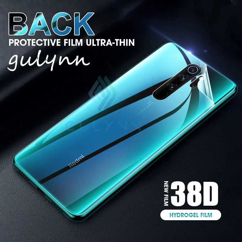 Гидрогелевая пленка 38D с полным покрытием для Xiaomi Redmi Note 9 8 7 6 5 K20 Pro Mi 9T Mix 3 2S A3 Lite