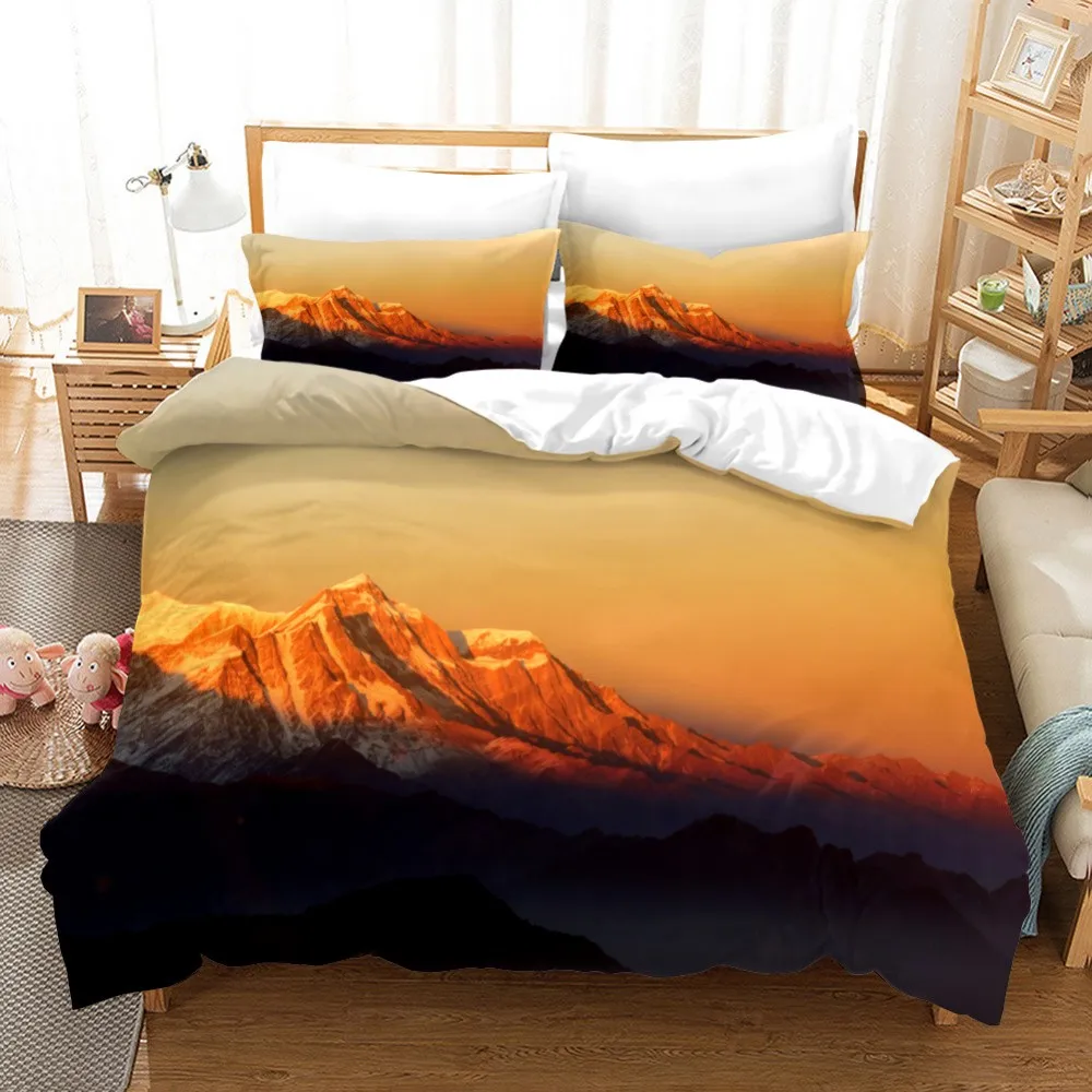 

3D Super beauty of natural wonders Duvet Cover Set 3pcs Thicken Pillowcases US/AU Size Children Adult Bedding Set
