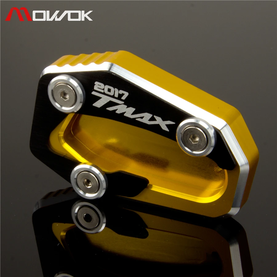 С логотипом 2017 TMAX боковая подставка для мотоцикла с ЧПУ увеличивающая расширение