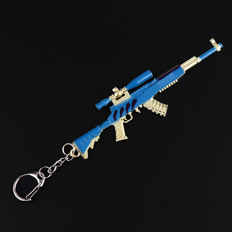 PUBG коллектор индивидуальность Нежный пистолет оружие Модель кулон брелок