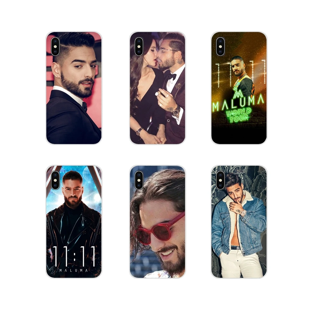 Мягкий Силиконовый ТПУ чехол для Apple iPhone X XR XS 11Pro MAX 4S 5C SE 6S 7 8 Plus ipod touch 5 6 Maluma Ozuna Pop