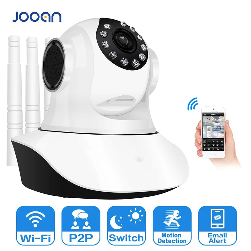 JOOAN 1080P HD камера видеонаблюдения Wi Fi домашняя безопасности IP Беспроводная сетевая