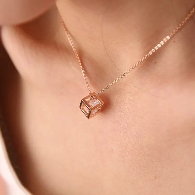 Милое ожерелье с кубическим цирконием новый дизайн модные ювелирные изделия