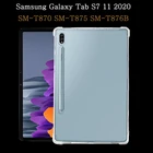 Funda Samsung Galaxy Tab S7 11 2020 SM-T870 SM-T875 11 ''противоударный мягкий силиконовый чехол Прозрачный Капа подушка безопасности защитный Coque