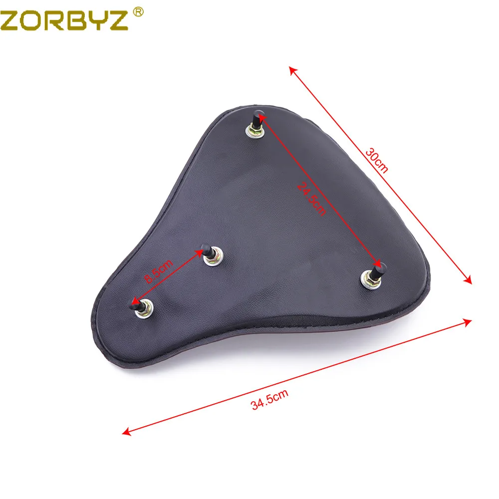 ZORBYZ мотоциклетный Коричневый Крокодил из синтетической кожи соло кронштейн для