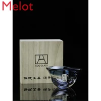 high end luxury new japanese creative art wine glass modern minimalist large tea cup hammered pattern cup coffee cup