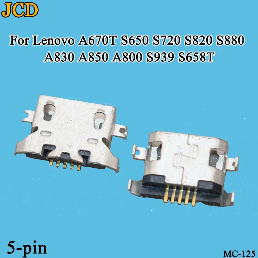 Jcd20 шт./лот Micro Usb зарядная док-станция разъем для зарядки Lenovo A670T S650 S720 S820 S880 A830 A850