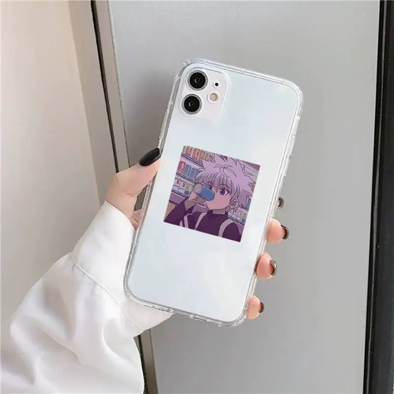 

Anime Hunter x Hunters Phone Case Transparent soft For iphone 5 5s 5c se 6 6s 7 8 11 12 plus mini x xs xr pro max