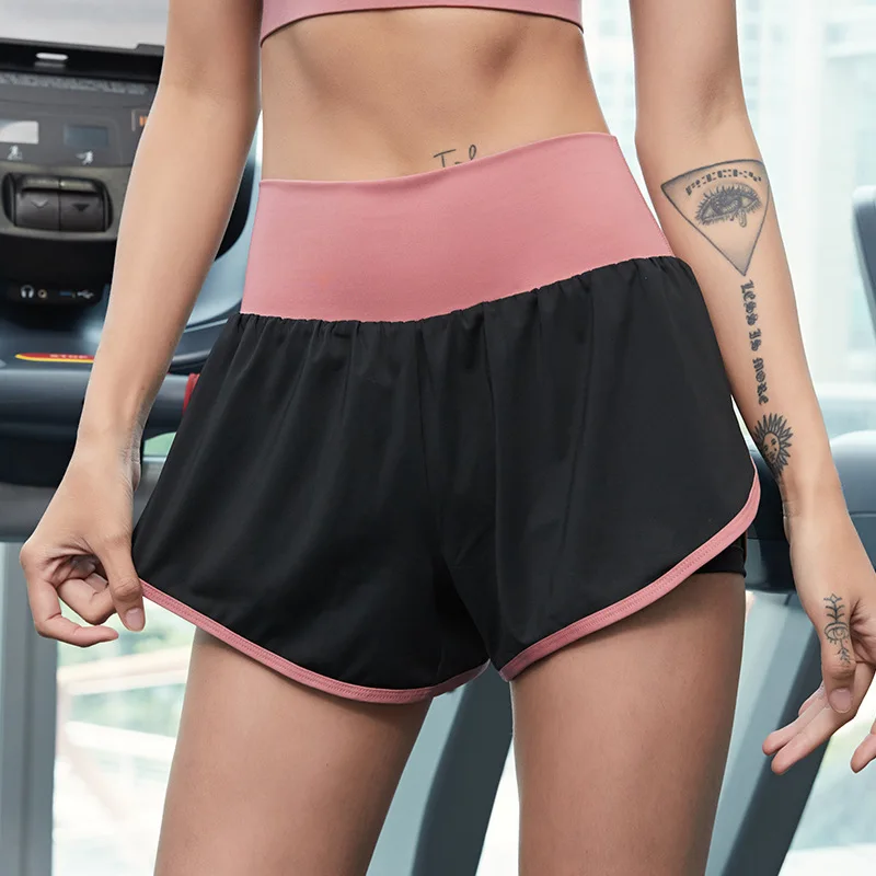 

Sportwear Short Trousers Leggings Femme Yoga Shorts Short Lady Women Yoga Color Elastic Yoga Shorts Fitness Leggings Sports 2021