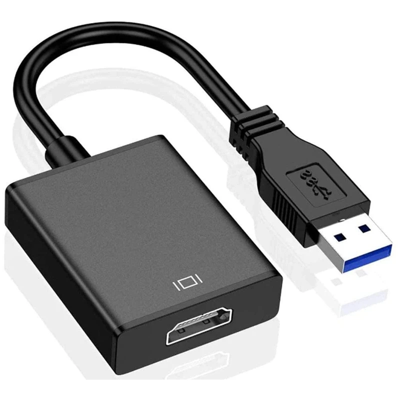

Видеокабель-конвертер USB 3,0/2,0 1080P с аудио для ПК, ноутбуков, проекторов HDTV для Windows XP 7/8/8.1/10