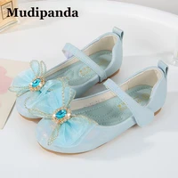 children girls princess shoes soft kids leather dancing shoes pink bow shoe baby toddler mary jane shoes walking footwer flat