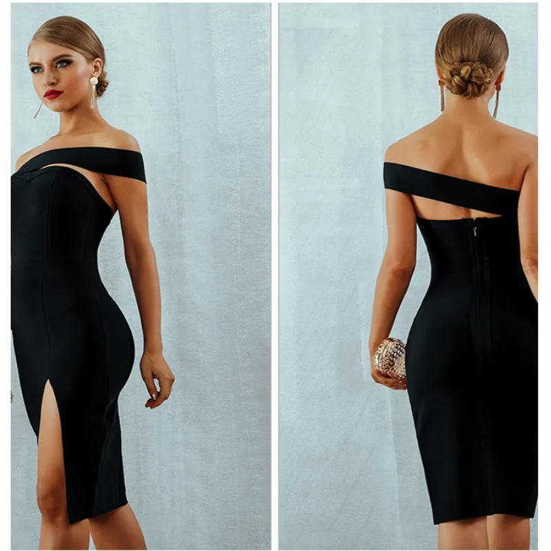 

Woman Dress Plus Size Strapless Split Midi Party Sexy Dresses Gown Irregular Dress Vestido De Mujer Kobieta Sukienka Femme Robe