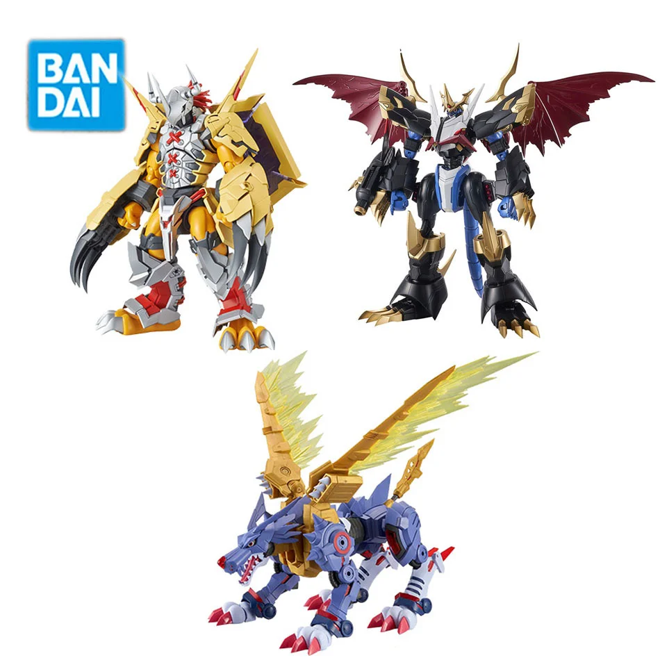 

Bandai Figure Rise Digimon Adventure Kids Toys Anime Action Figure Omegamon Greymon Assemble Robot Model Doll Gifts For Children