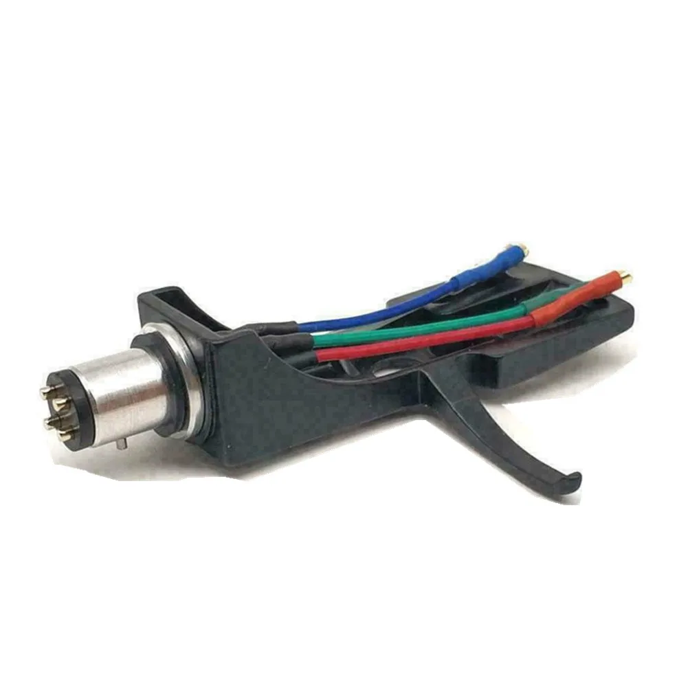 

Картридж из алюминиевого сплава для проигрывателя записей, телефон, 4-контактный разъем, замена головки с 4 проводами OFC