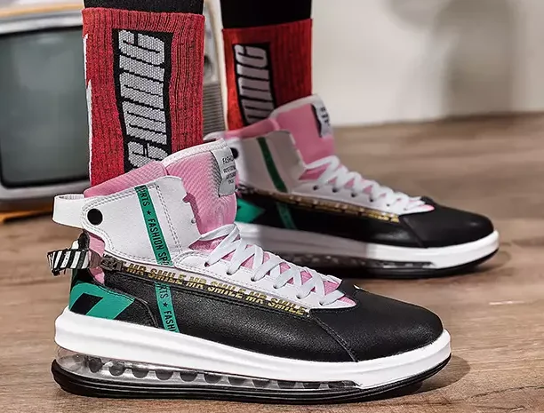 

Brand Running Shoes for Men Sport Breathable Leather Men's Sneakers Outdoor Jogging Athletic Male Sport Shoes Zapatillas