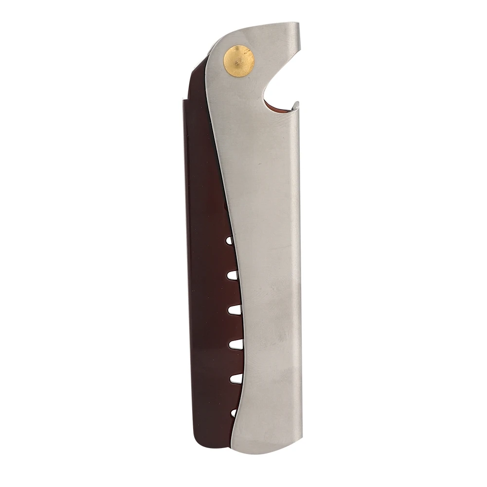 

Massager Portable Vintage Oil Head Comb Stainless Steel Handle Folding Wide Teeth Comb Massageador