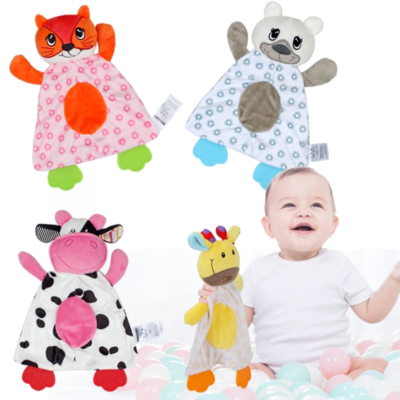 

Мягкая Плюшевая мягкая игрушка в виде кольца с зубной резинкой, удобная игрушка-полотенце, Детская плюшевая кукла