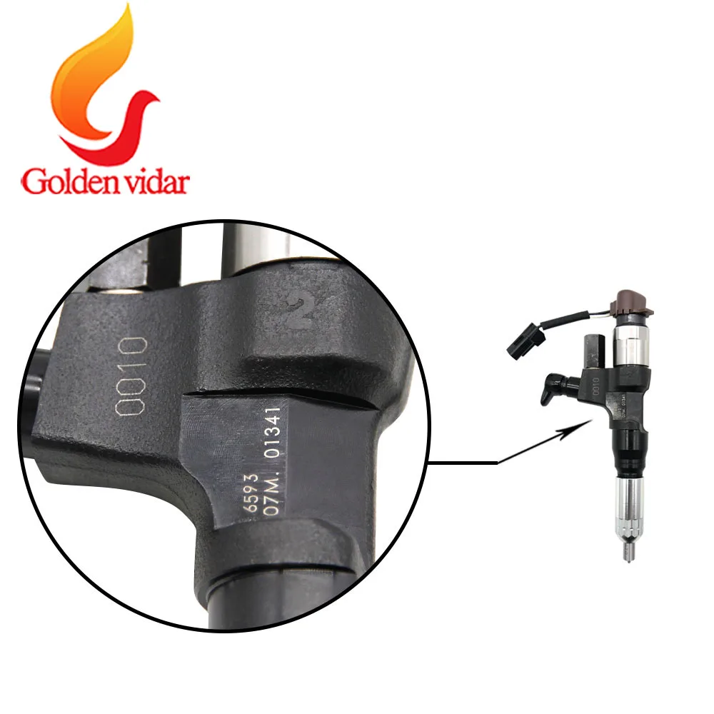 Инжектор высокого качества 095000 6593 топливный инжектор с общей топливной