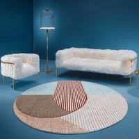 nordic round carpet living room home thick bedroom round rug sofa coffee table floor mat modern computer chair rugs and carpets