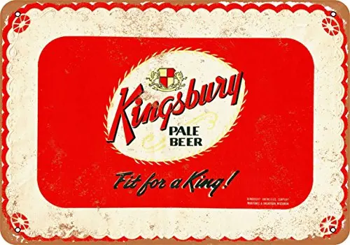 

Metal Sign - Kingsbury Pale Beer - Vintage Look