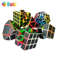zcube carbon fiber sticker speed magic cube 2x2 3x3 4x4 5x5 skew kilominx megaminxeds dodecahedron mastermorphix cube brain test