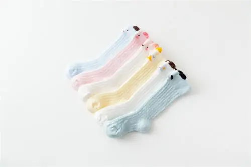 

Kid Baby Girl Toddler Knee High Long Pom Stocks Bow Cotton Soft Casual Stockings