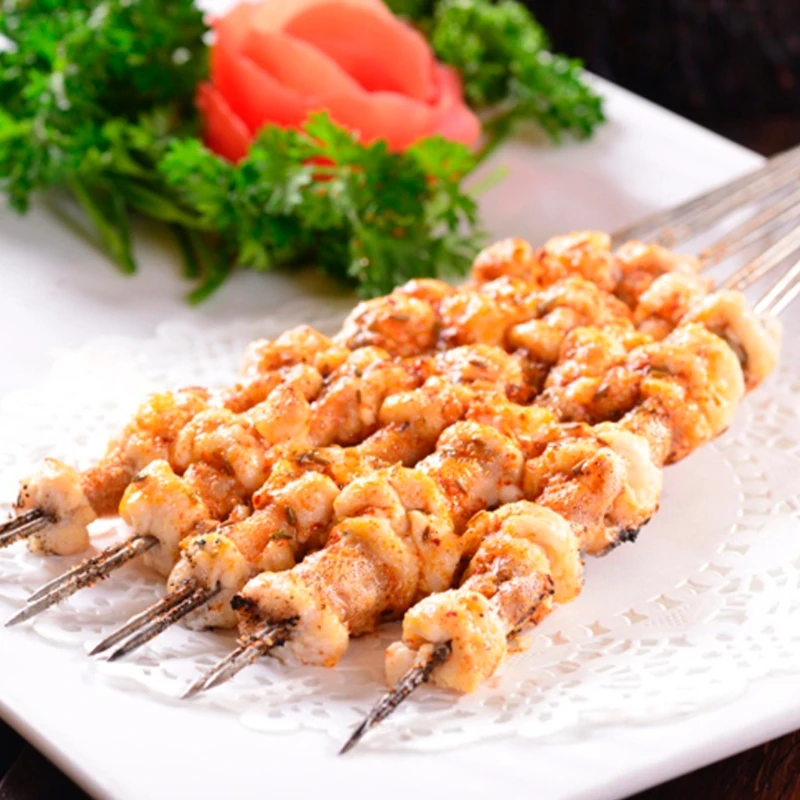 50 шт нержавеющей стали барбекю шашлык игла кебаб палочки для кебаба на открытом