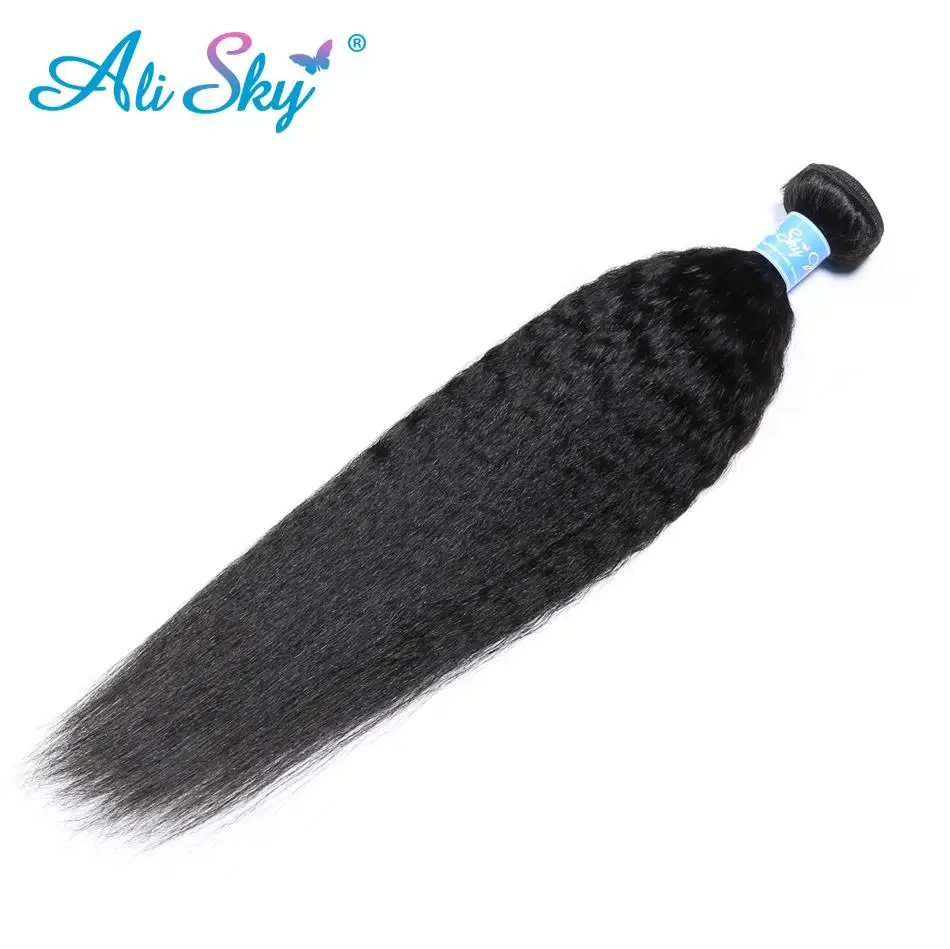 Alisky, перуанские кудрявые прямые пряди, 5*5, человеческие волосы Remy для наращивания, волосы, 3 пряди, волосы с застежкой