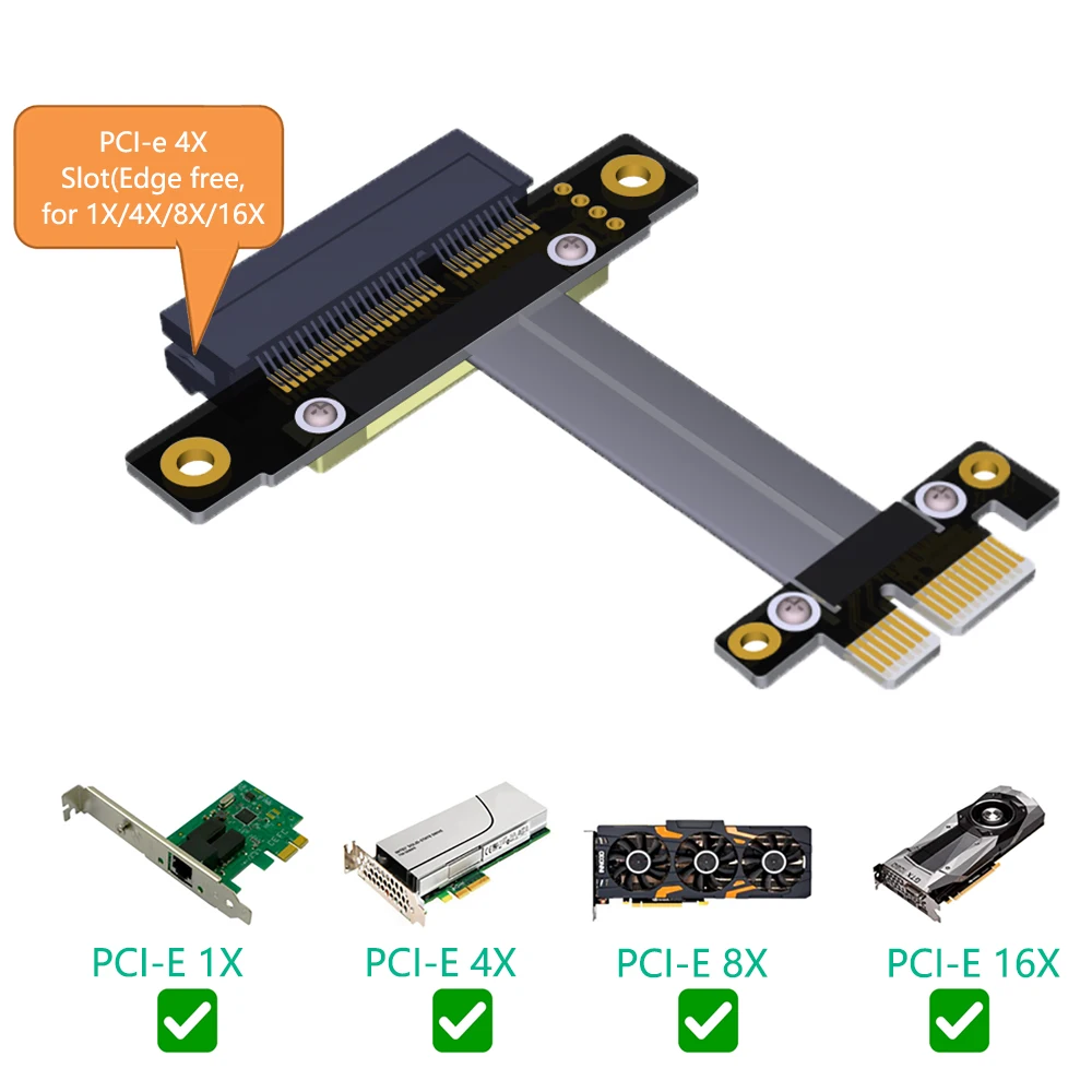 PCIE Riser 17 см PC графическая карта PCI Express соединительный кабель Card PCI-E 1x до 4x гибкий