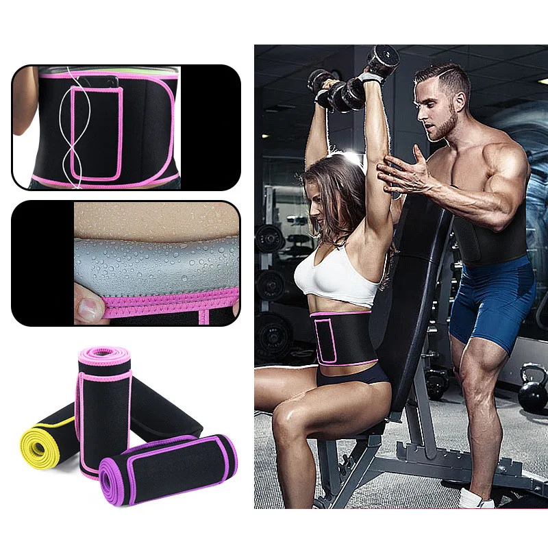 Adjustable Belly Trainer Breathable Waist Support Fitness Belt Sport Crouch Weightlifting Waistband Power Belts Protection | Спорт и