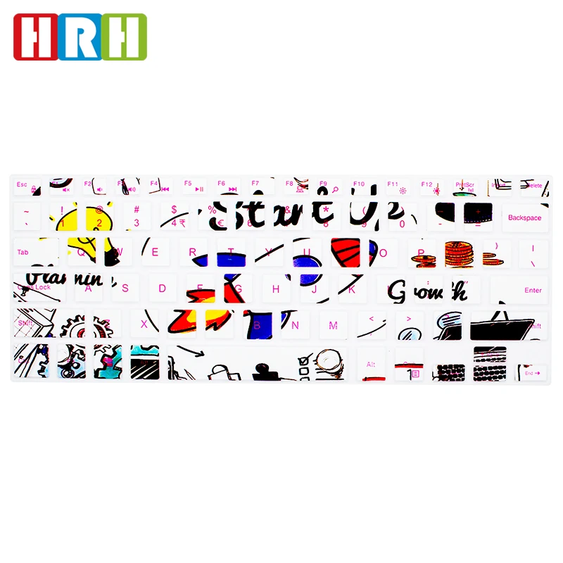 HRH стильный дизайн ультратонкий прочный силиконовый чехол для ноутбука Dell 7000